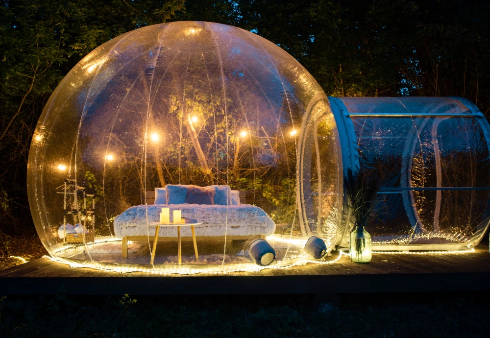 backyard bubble tent